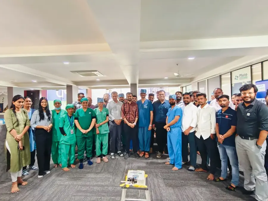 Clinical team of doctors and nurses at Pluto Hospital