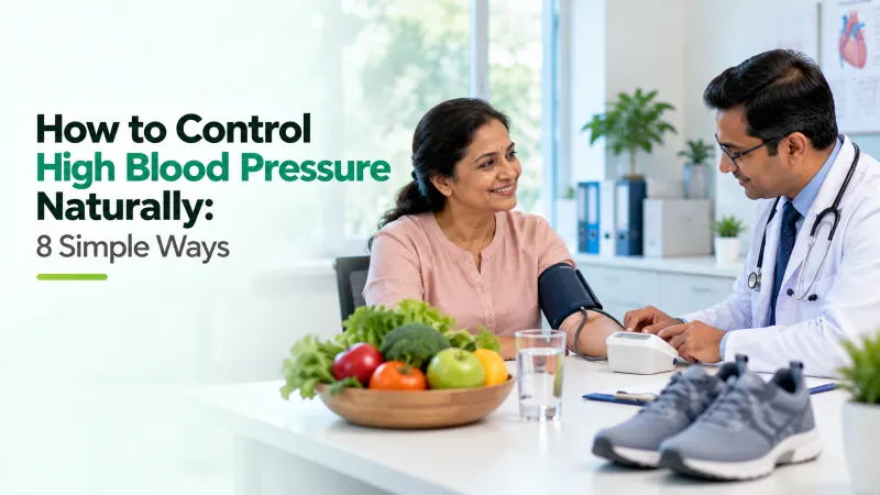 How to Control High Blood Pressure Naturally: 8 Simple Ways