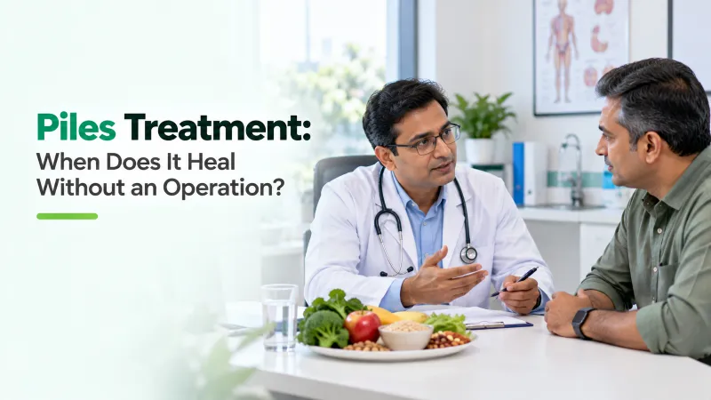 Piles Treatment: When Does It Heal Without an Operation?